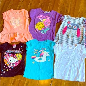 Bundle of girls short sleeve top